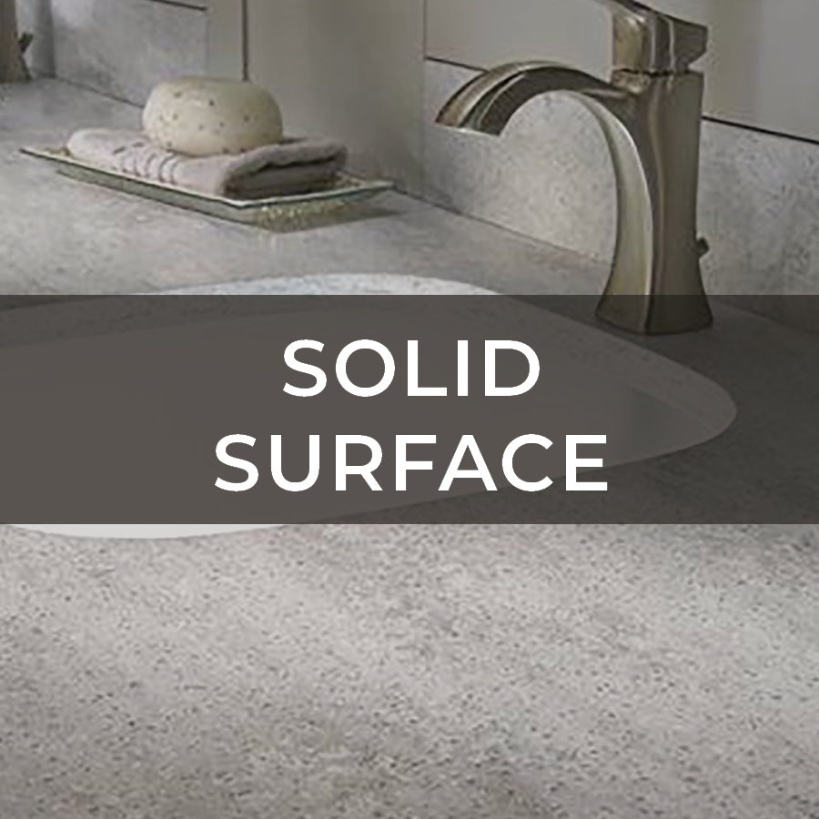 Custom solid surface like Wilsonart countertops is available at the Moscow Building Supply home design center.